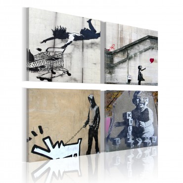 Cuadro - Banksy - cuatro...