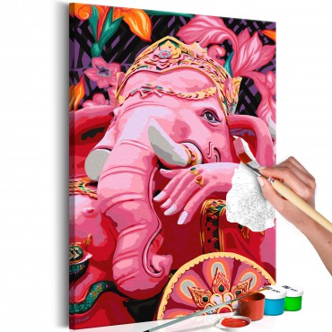 Cuadro para colorear - Ganesha