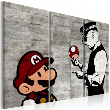 Cuadro - Banksy: Mario Bros