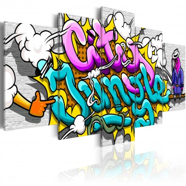 Cuadro - Grafiti: jungla...