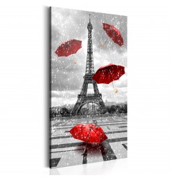Cuadro - Paris: Red Umbrellas