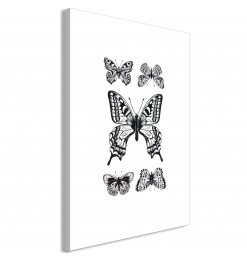 Cuadro - Five Butterflies...