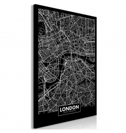 Cuadro - Dark Map of London...