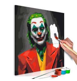 Cuadro para colorear - Joker