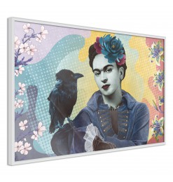 Póster - Frida with a Raven