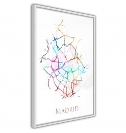 Póster - City Map: Madrid...