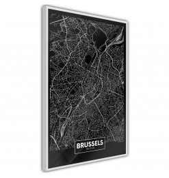 Póster - City Map: Brussels...