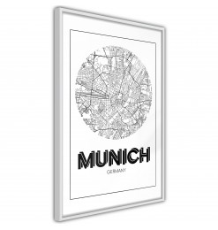 Póster - City Map: Munich...