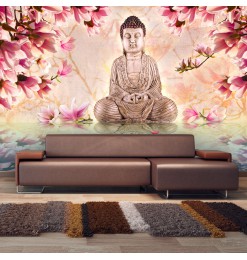 Fotomural - Buddha y magnolia