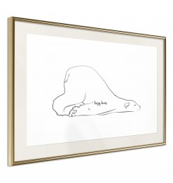 Póster - Resting Polar Bear