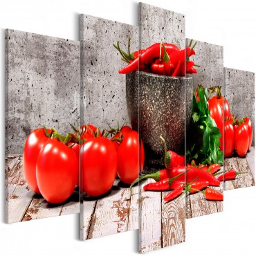 Cuadro - Red Vegetables (5...